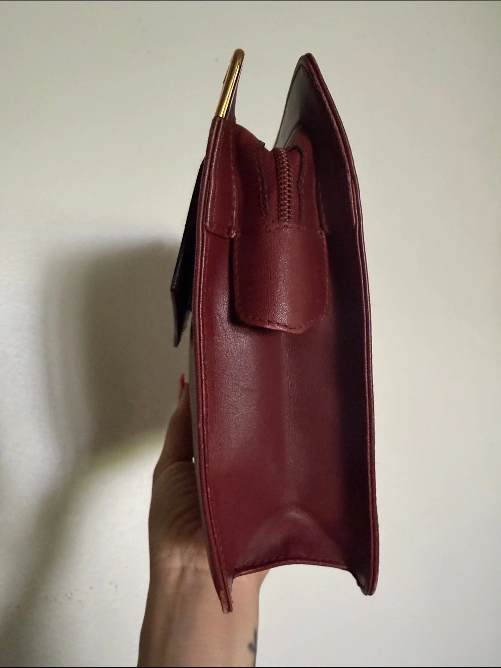 Cartier sleek burgundy